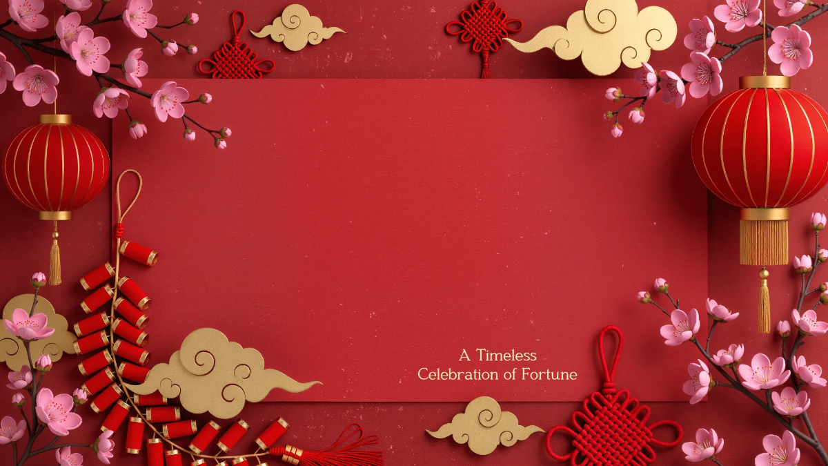 Free Vintage Chinese New Year Background Template to Edit Online