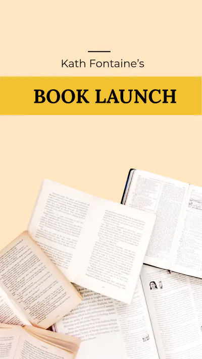 Free Launch Event Whatsapp Story Template to Edit Online