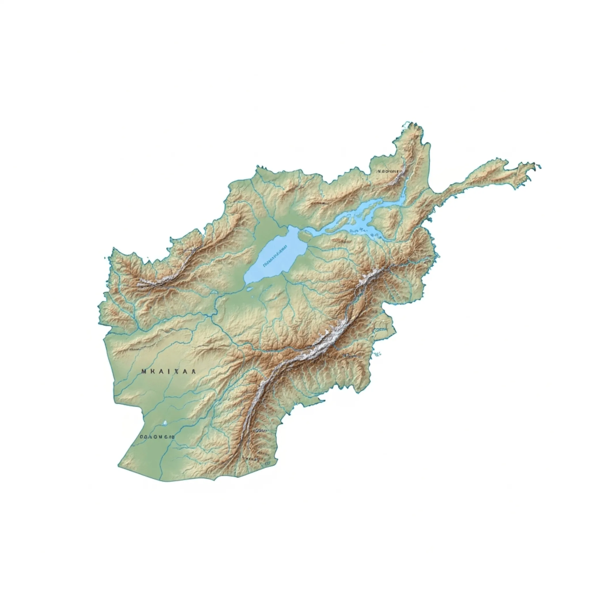 Afghanistan Map