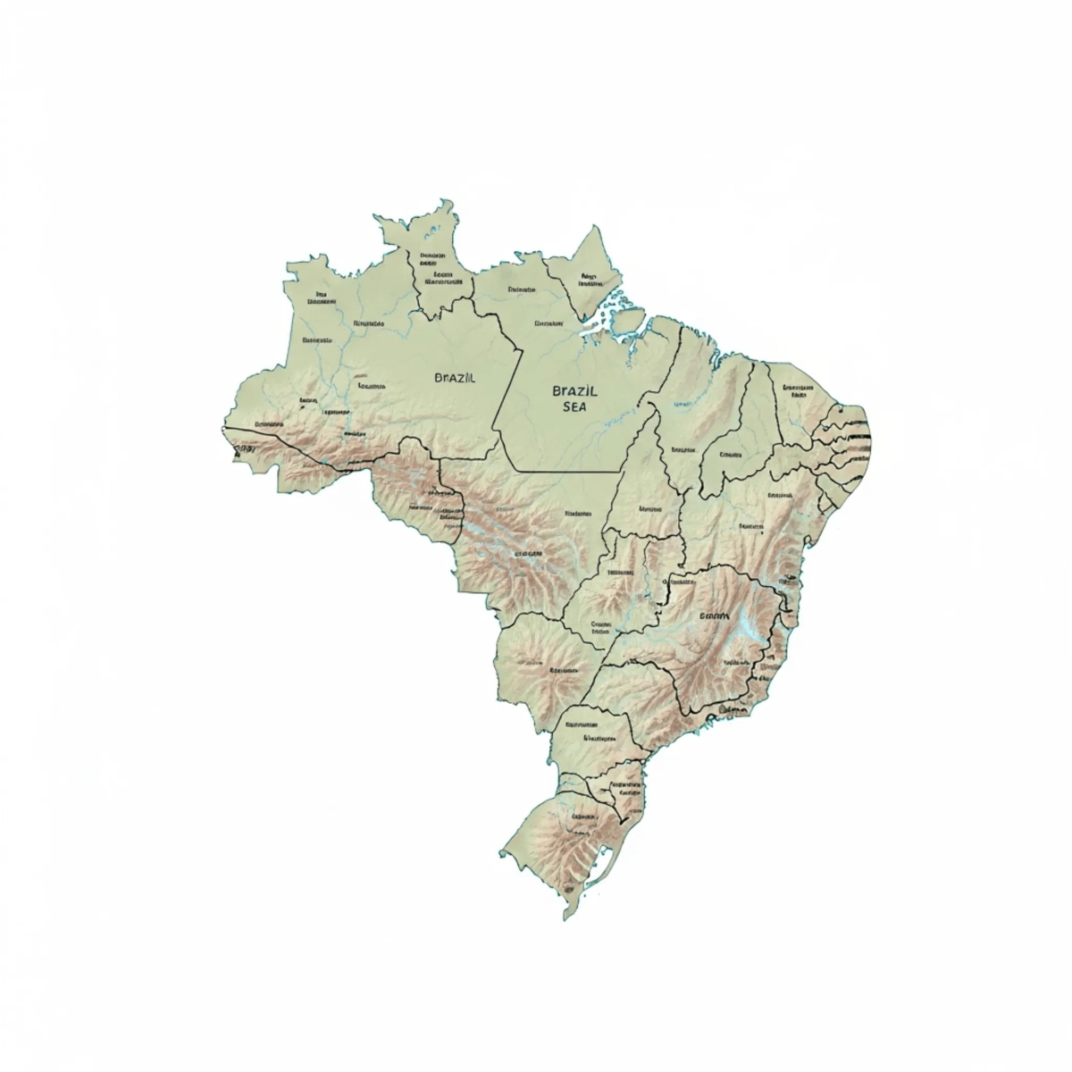 Brazil Map
