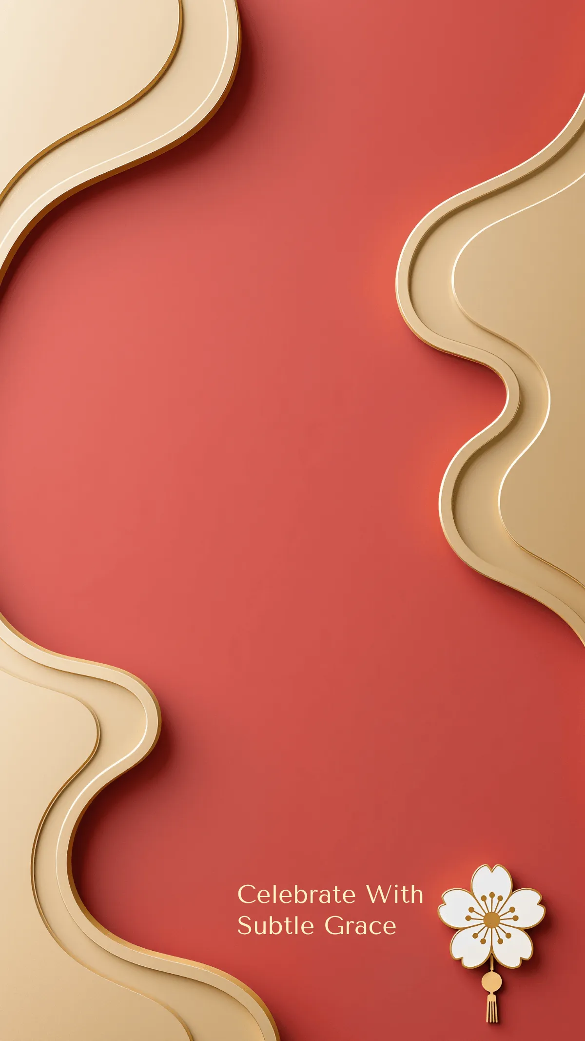 Free Aesthetic Chinese New Year Wallpaper Template to Edit Online