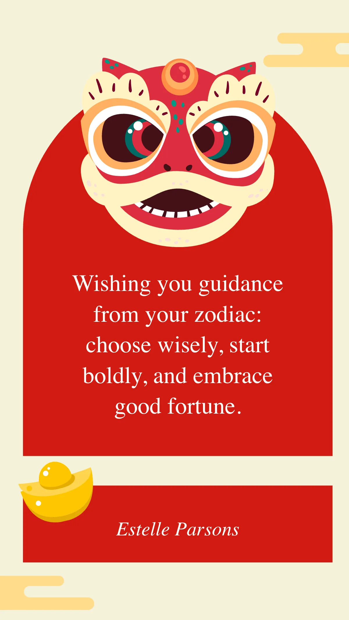 Free Chinese New Year Zodiac Quote Template to Edit Online Free Chinese New Year Zodiac Quote Template to Edit Online