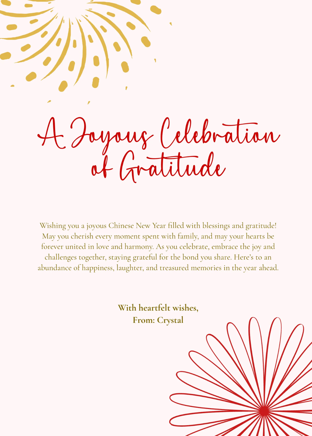 Free Chinese New Year Gratitude Wishes Template to Edit Online Free Chinese New Year Gratitude Wishes Template to Edit Online