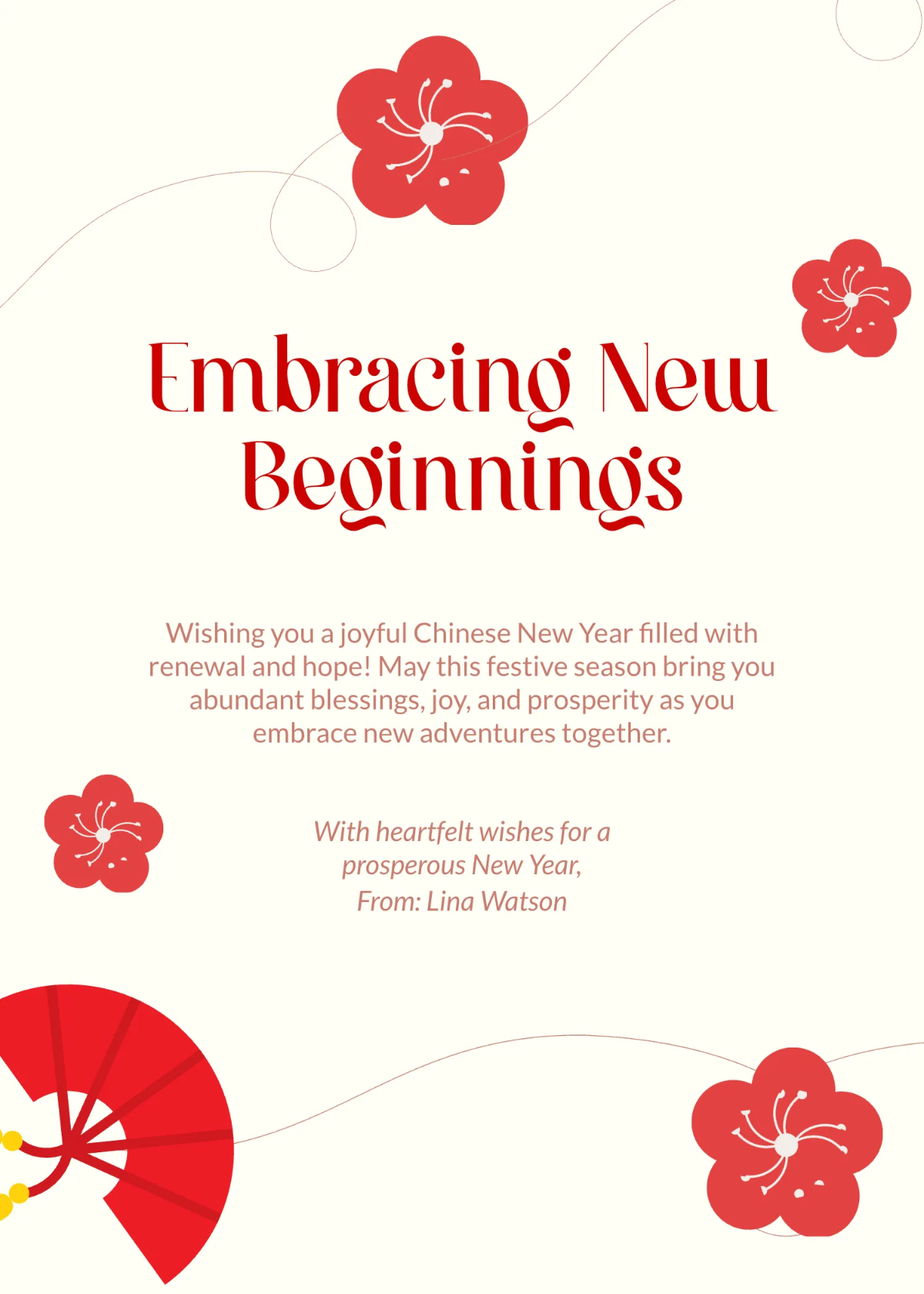 Free Chinese New Year Renewal Wishes Template to Edit Online Free Chinese New Year Renewal Wishes Template to Edit Online