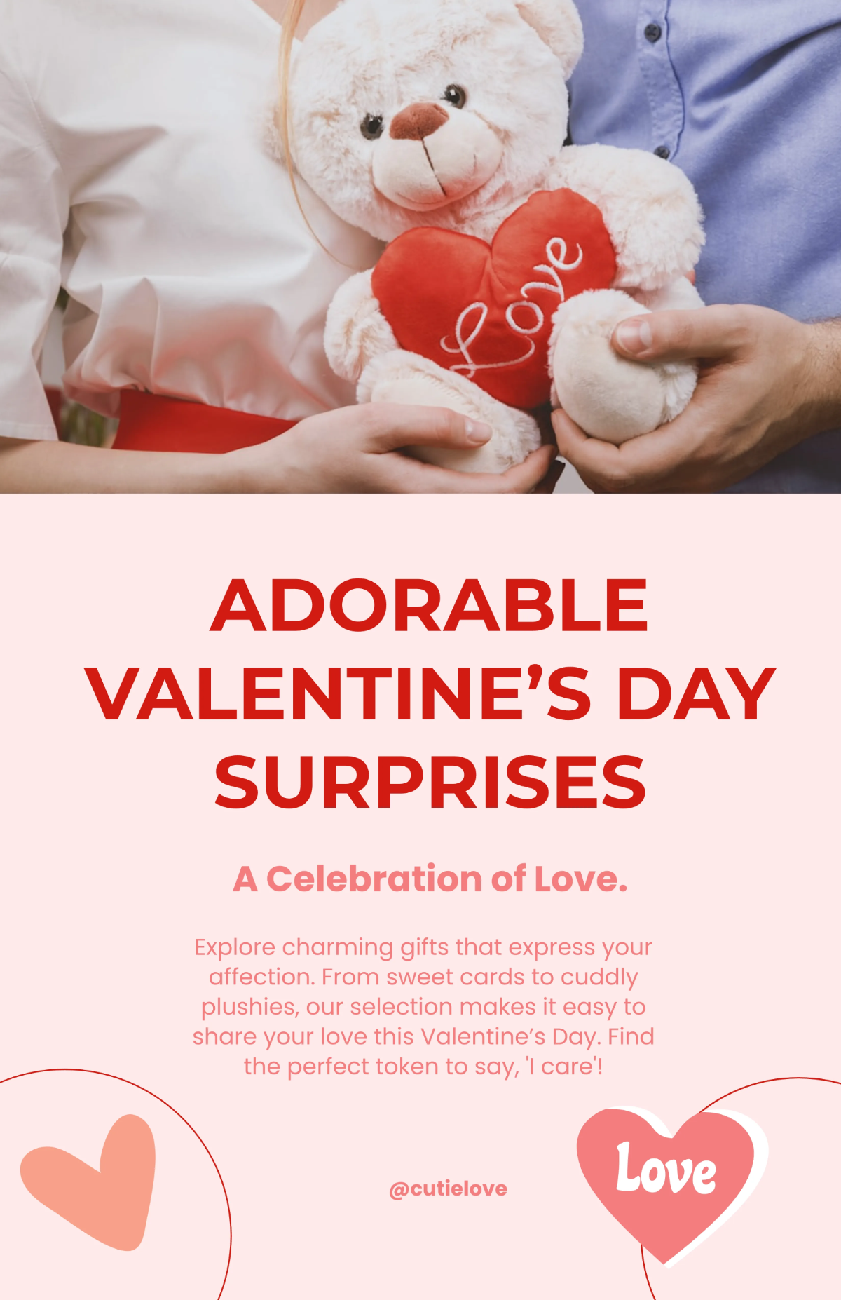 Free Cute Valentines Day Poster Template to Edit Online Free Cute Valentines Day Poster Template to Edit Online