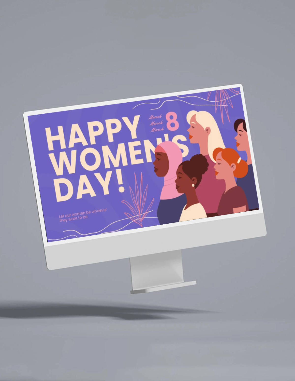 Free Colorful Website Device Mockup Template to Edit Online