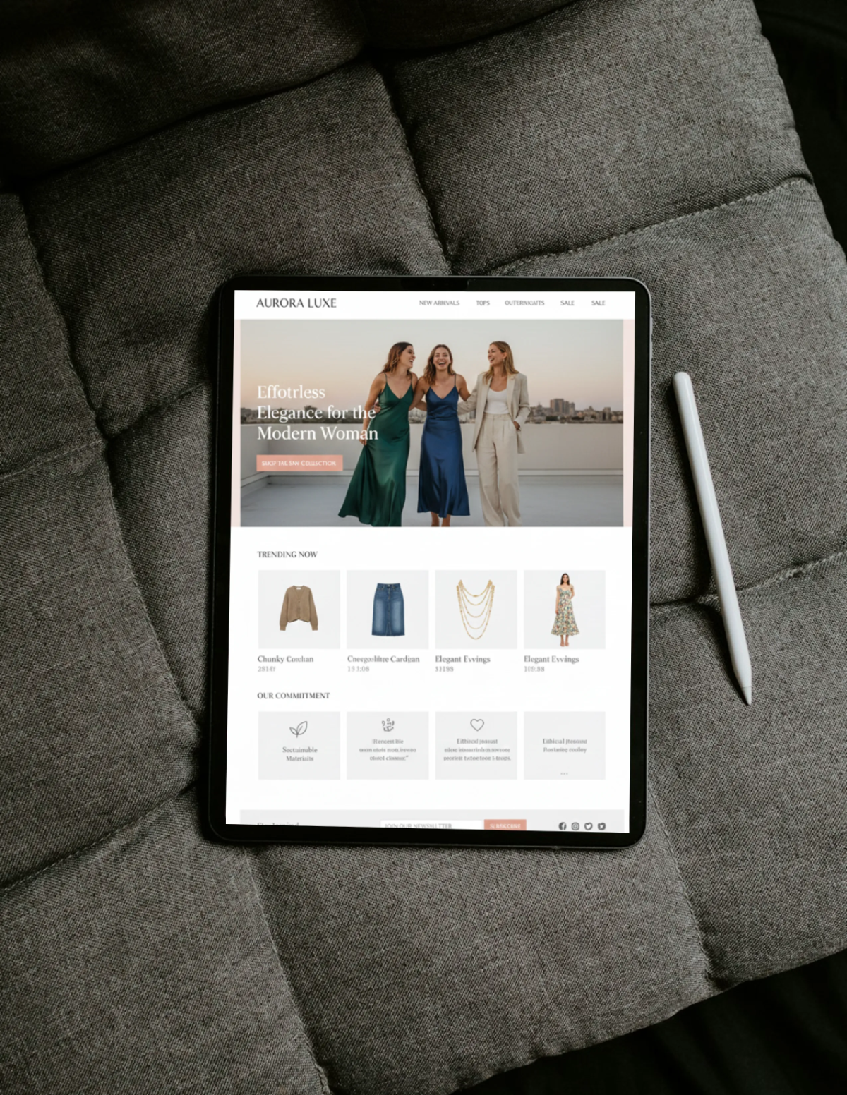 Free iPad Device Mockup Template to Edit Online