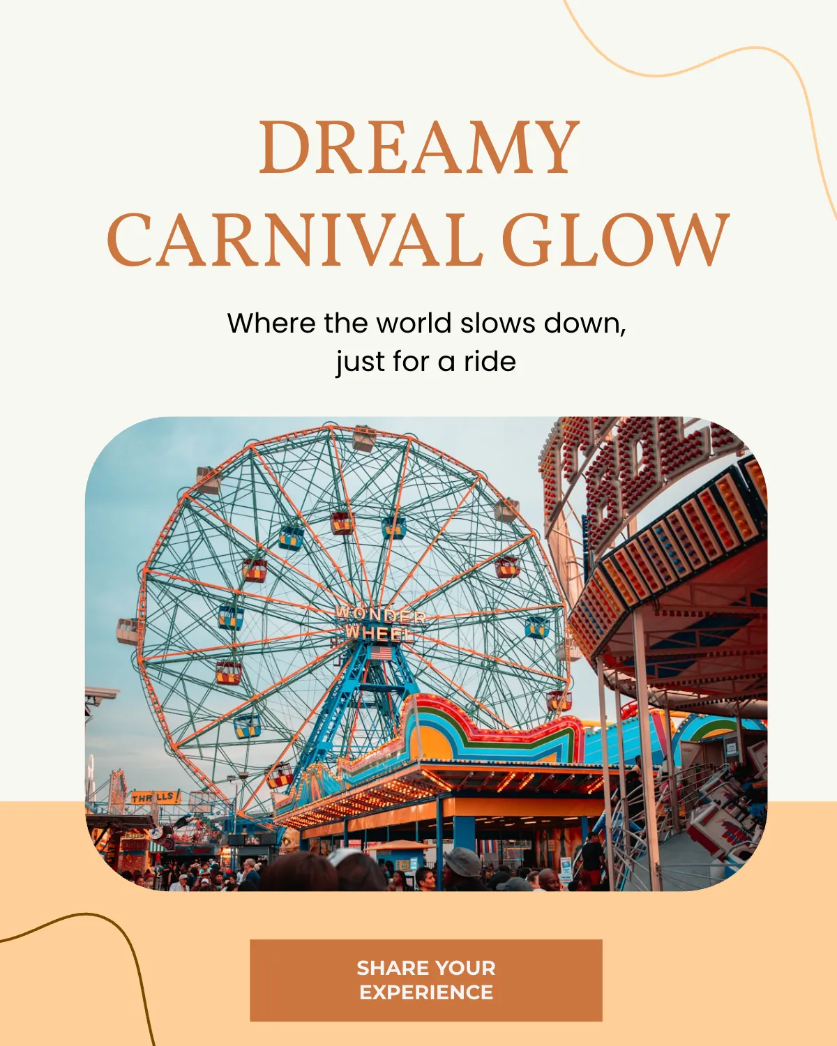 Free Aesthetic Carnival Instagram Post Template to Edit Online