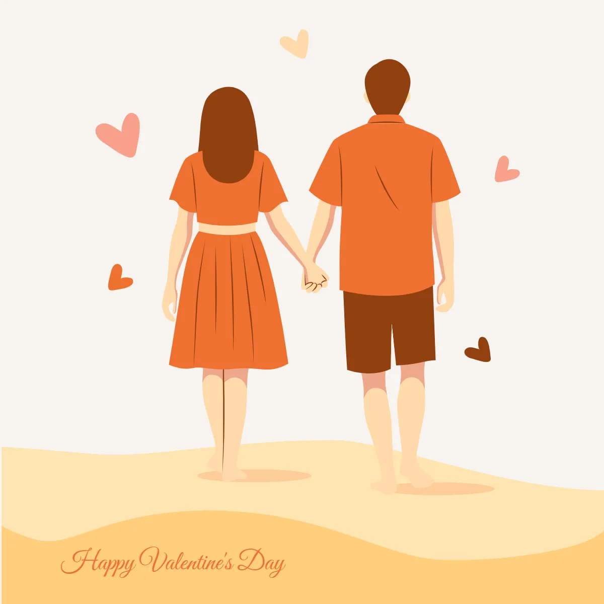 Free Romantic Valentines Day Clip Arts Template to Edit Online
