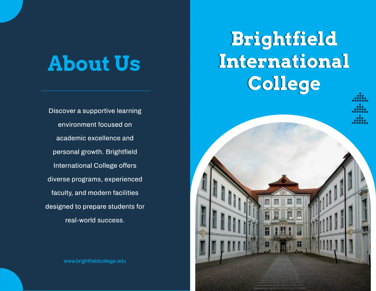 Free Professional College Profile Brochure Template to Edit Online Free Professional College Profile Brochure Template to Edit Online