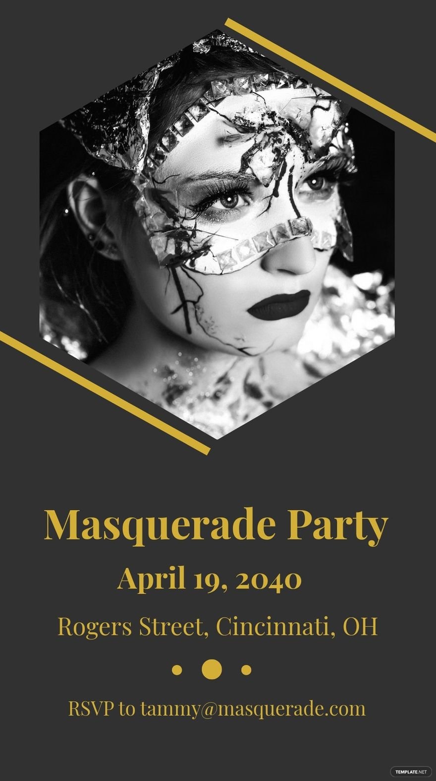 Masquerade Party Instagram Story Template
