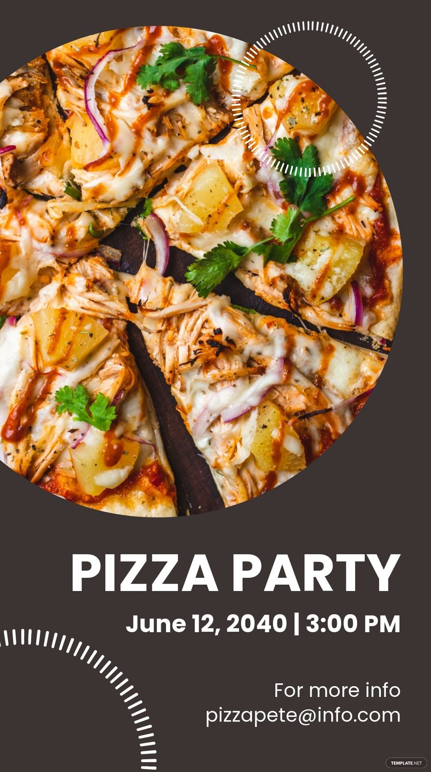 Pizza Party Instagram Story Template