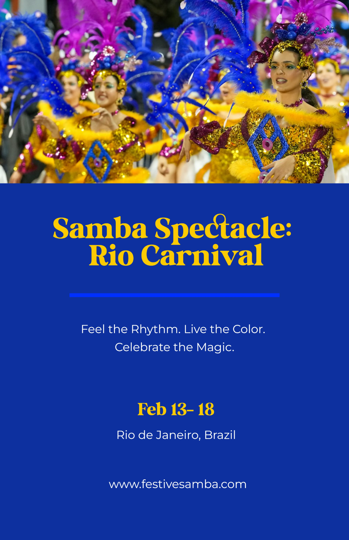 Free Annual Rio Carnival Template to Edit Online
