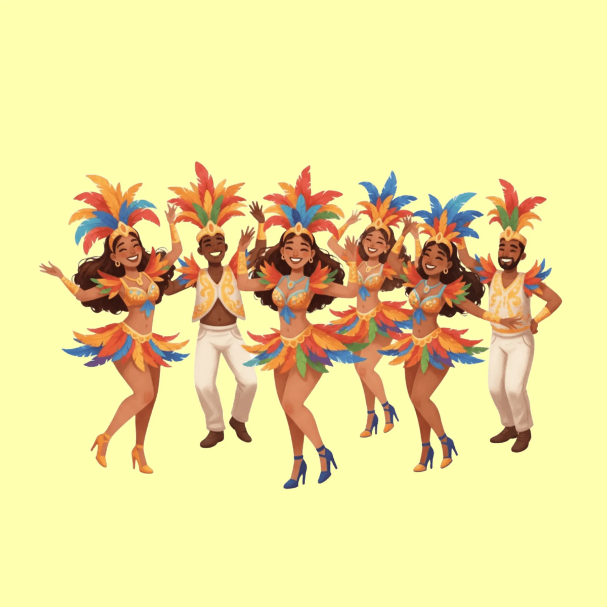 Free Illustrative Rio Carnival Template to Edit Online