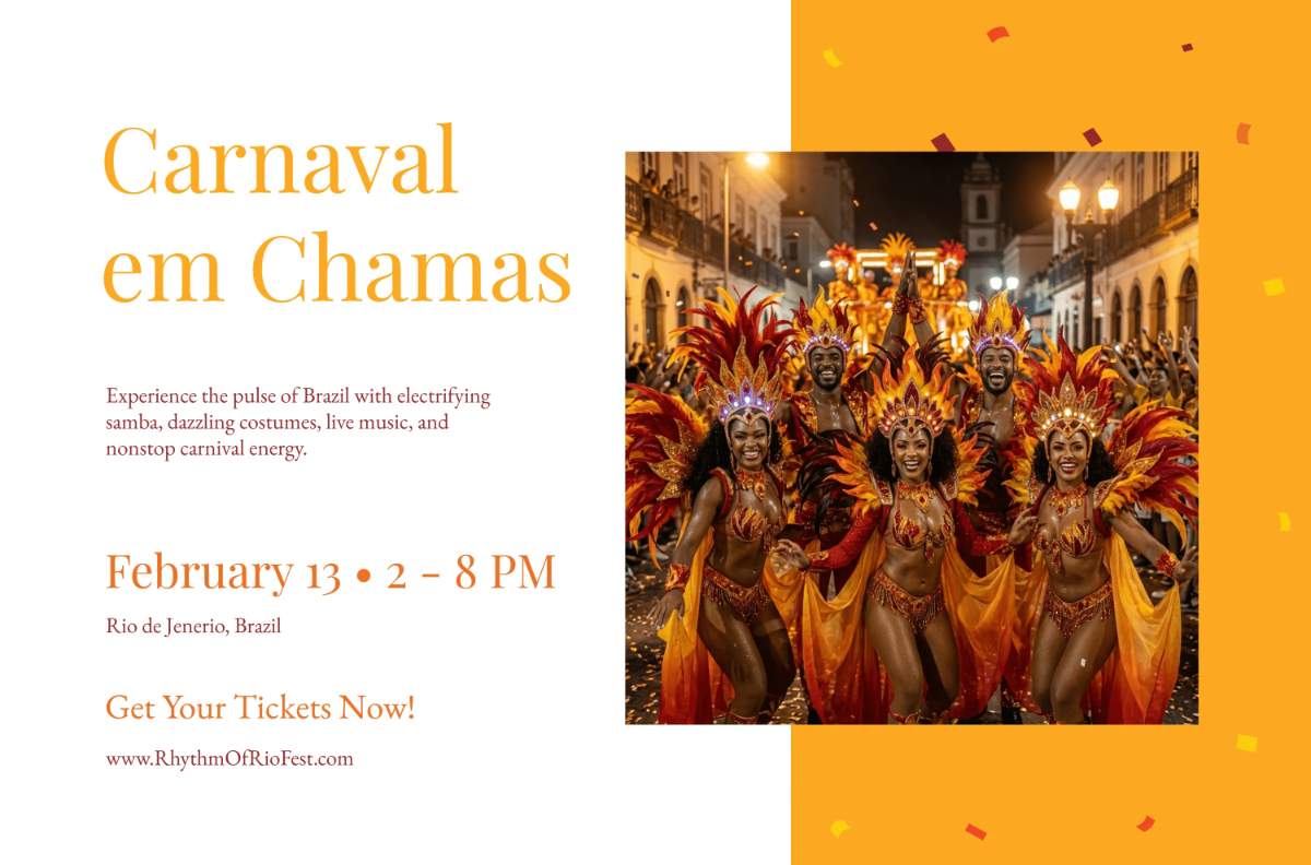 Festive Rio Carnival Banner Template