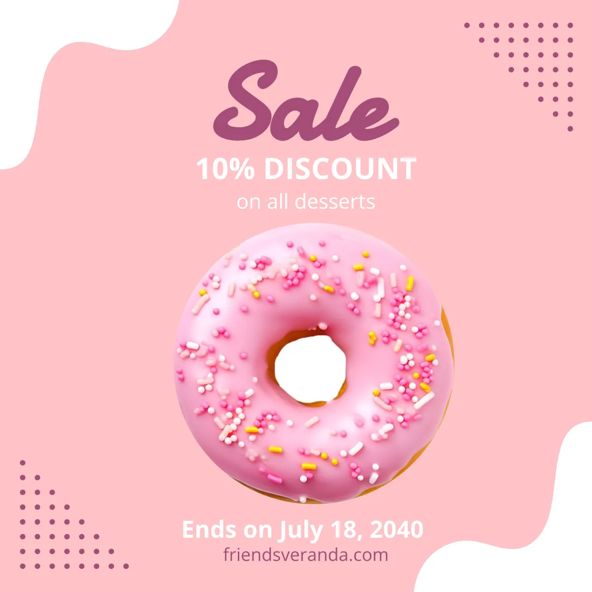 Free Restaurant Sale Whatsapp Post Template to Edit Online