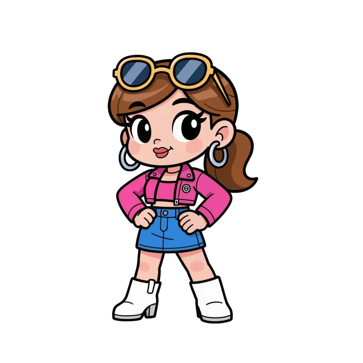 Free Girl Fashion Icon Mascot Template to Edit Online Free Girl Fashion Icon Mascot Template to Edit Online