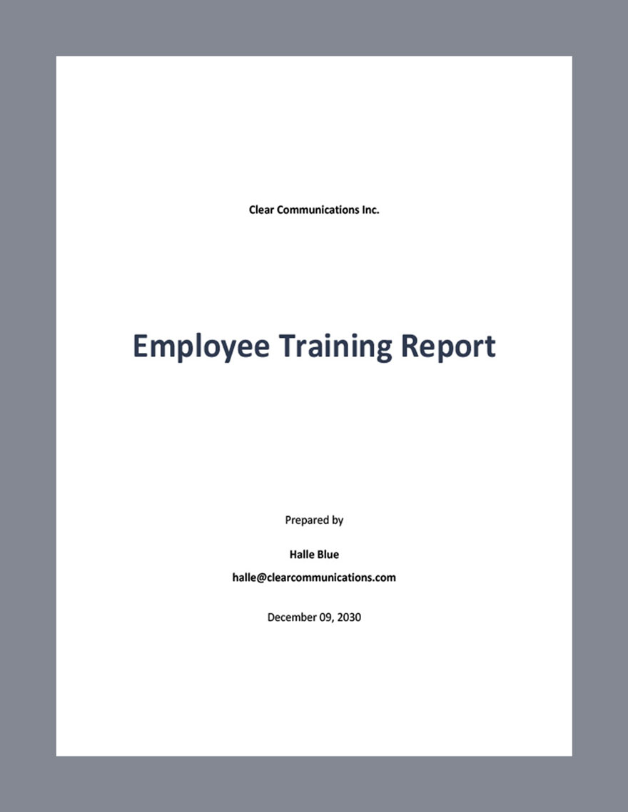 employee report