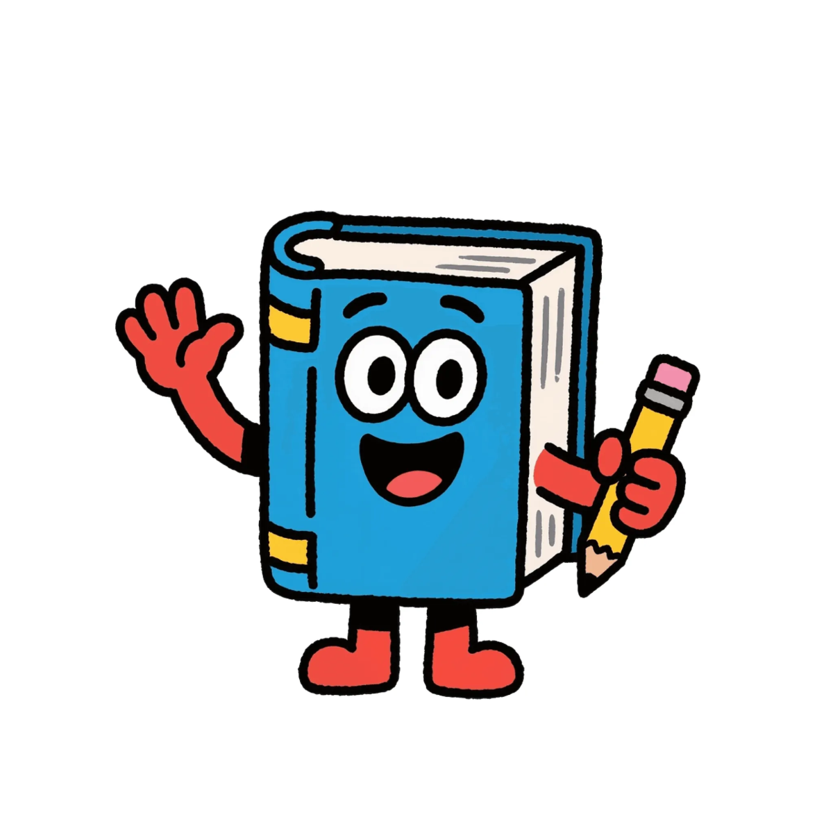 Free Book Mascot to Edit Online
