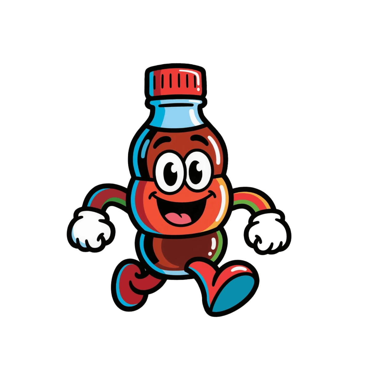 Free Soda Bottle Mascot to Edit Online