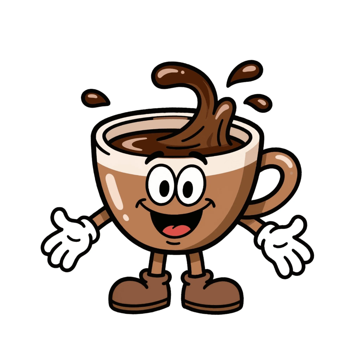 Free Coffee Mascot to Edit Online