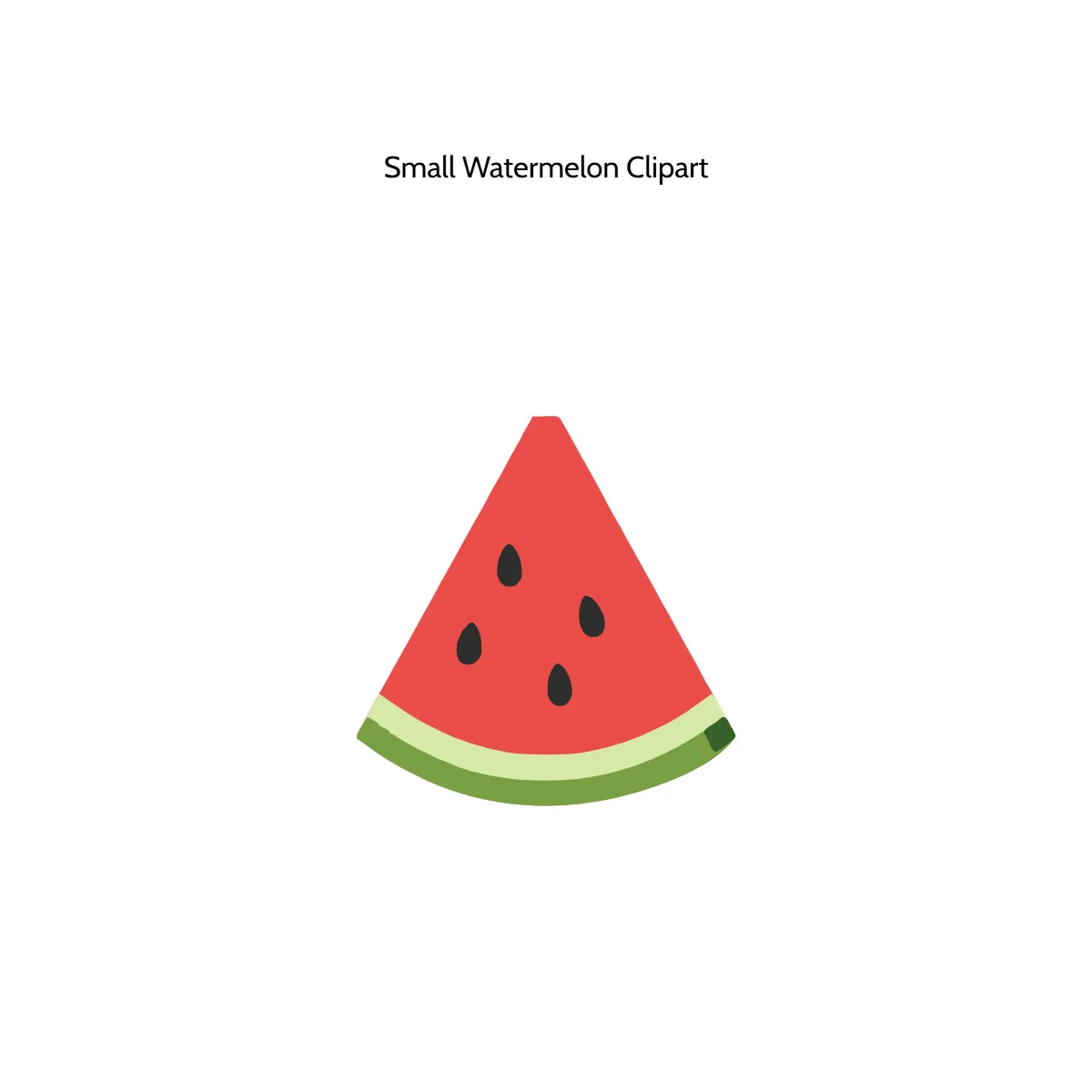 Free Small Watermelon Vector Clipart (PNG, SVG) to Edit Online