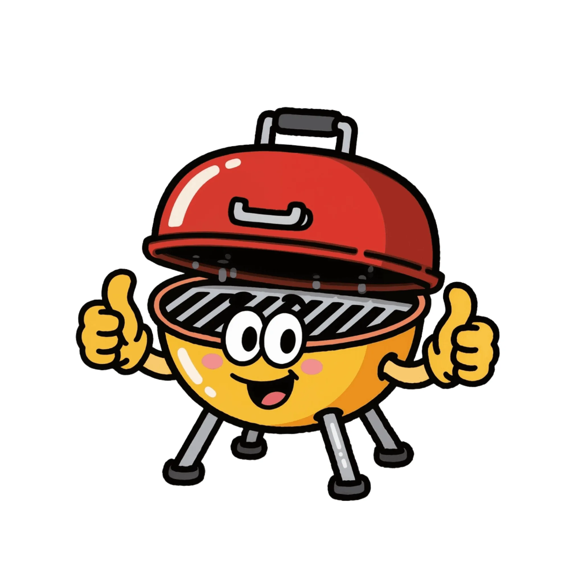Free Food Grill Mascot to Edit Online