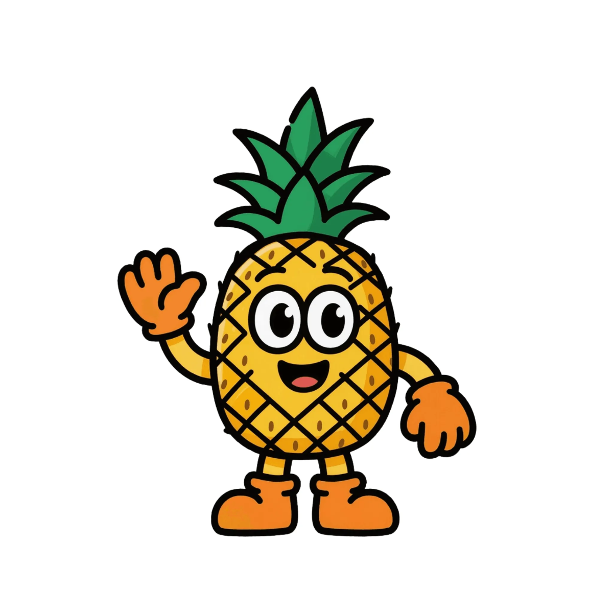 Pineapple Mascot