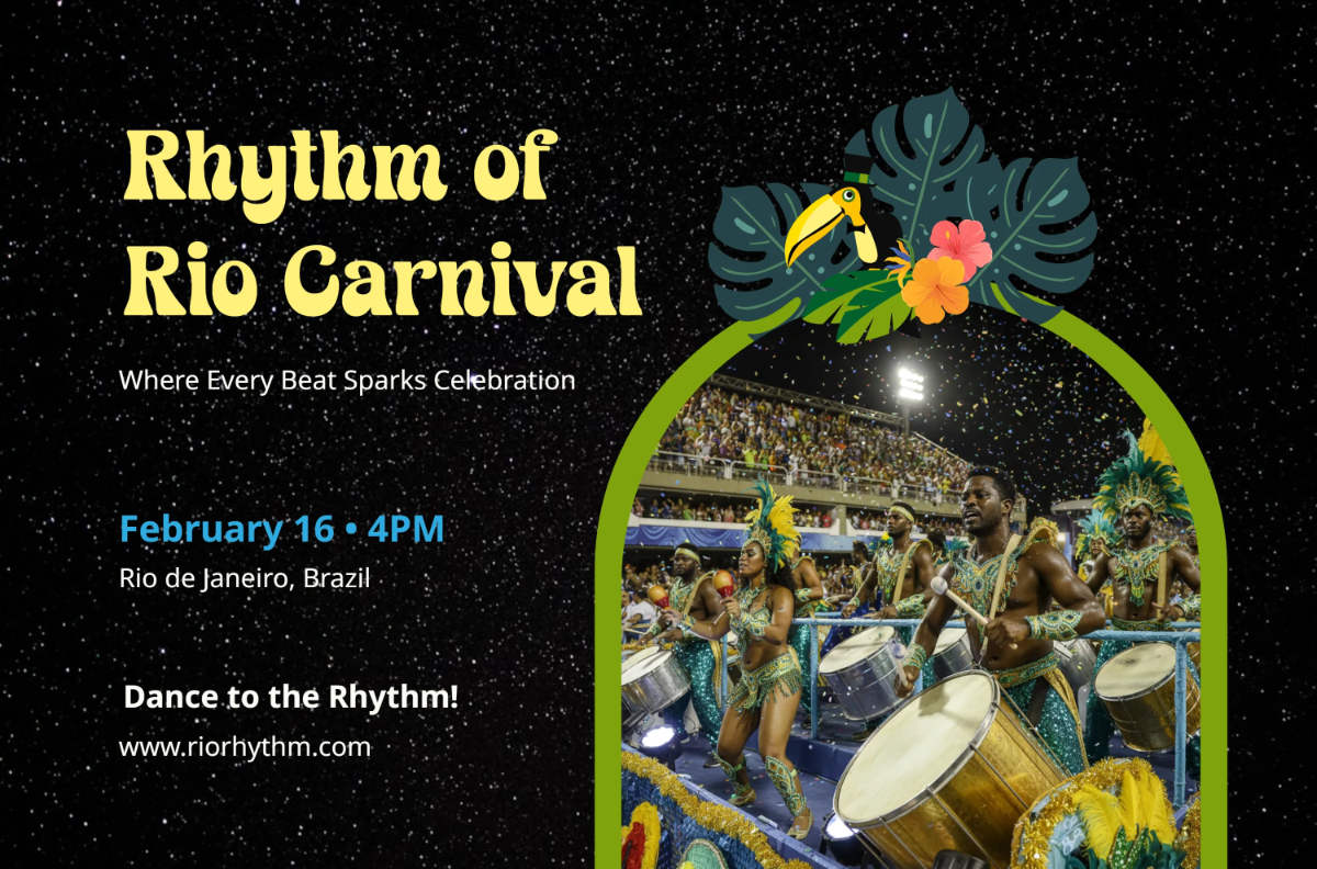 Rio Carnival Music Night Banner Template