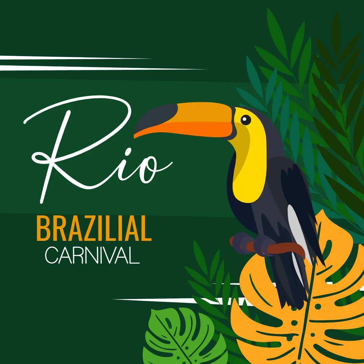 Free Rio Carnival Background Clip Art Templates to Edit Online