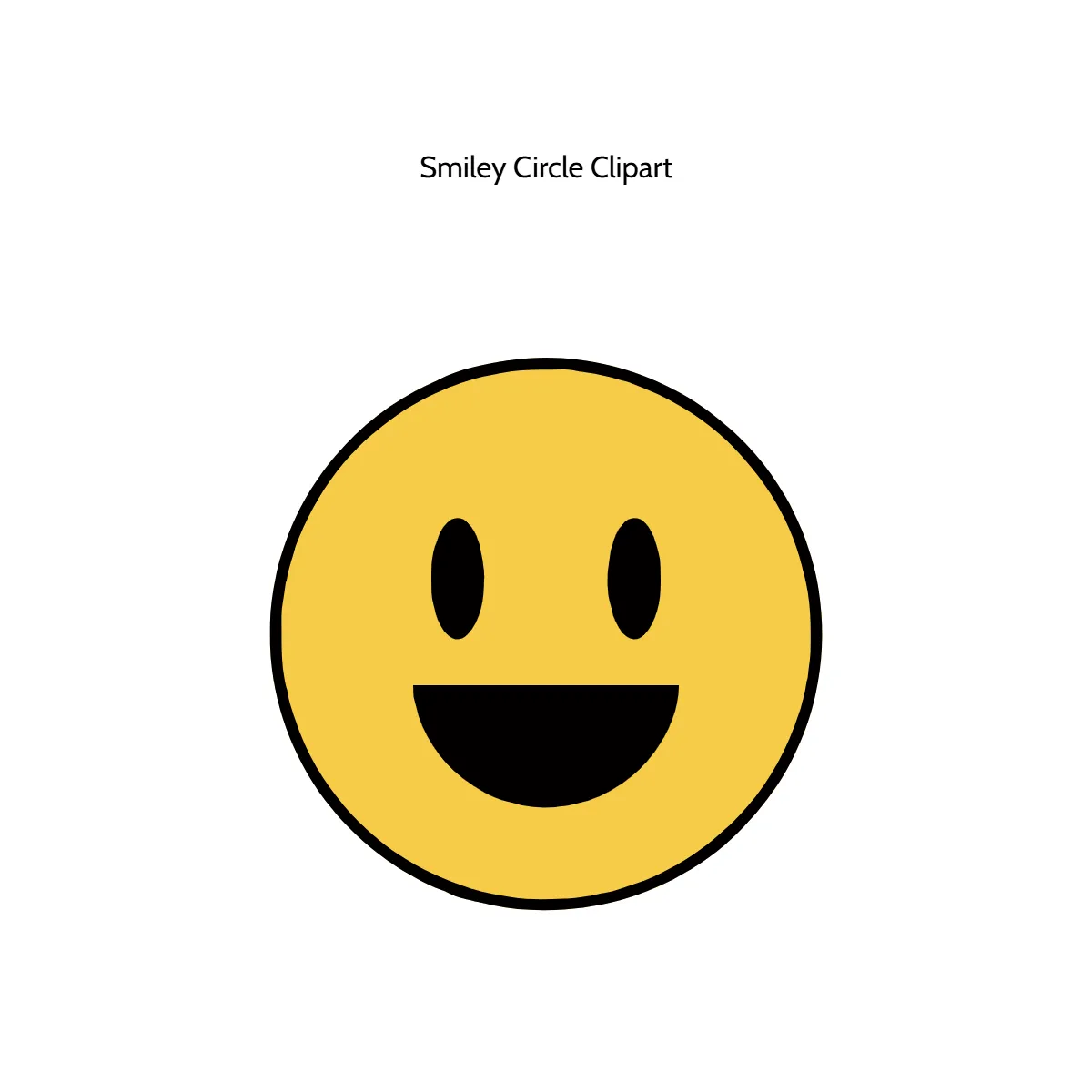 Free Smiley Circle Clipart Template to Edit Online