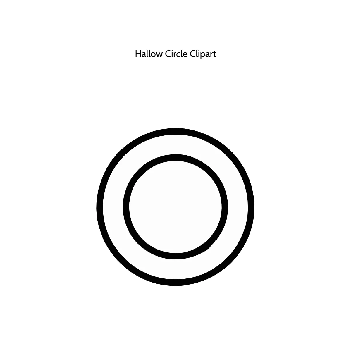 Free Hollow Circle Clipart Template to Edit Online