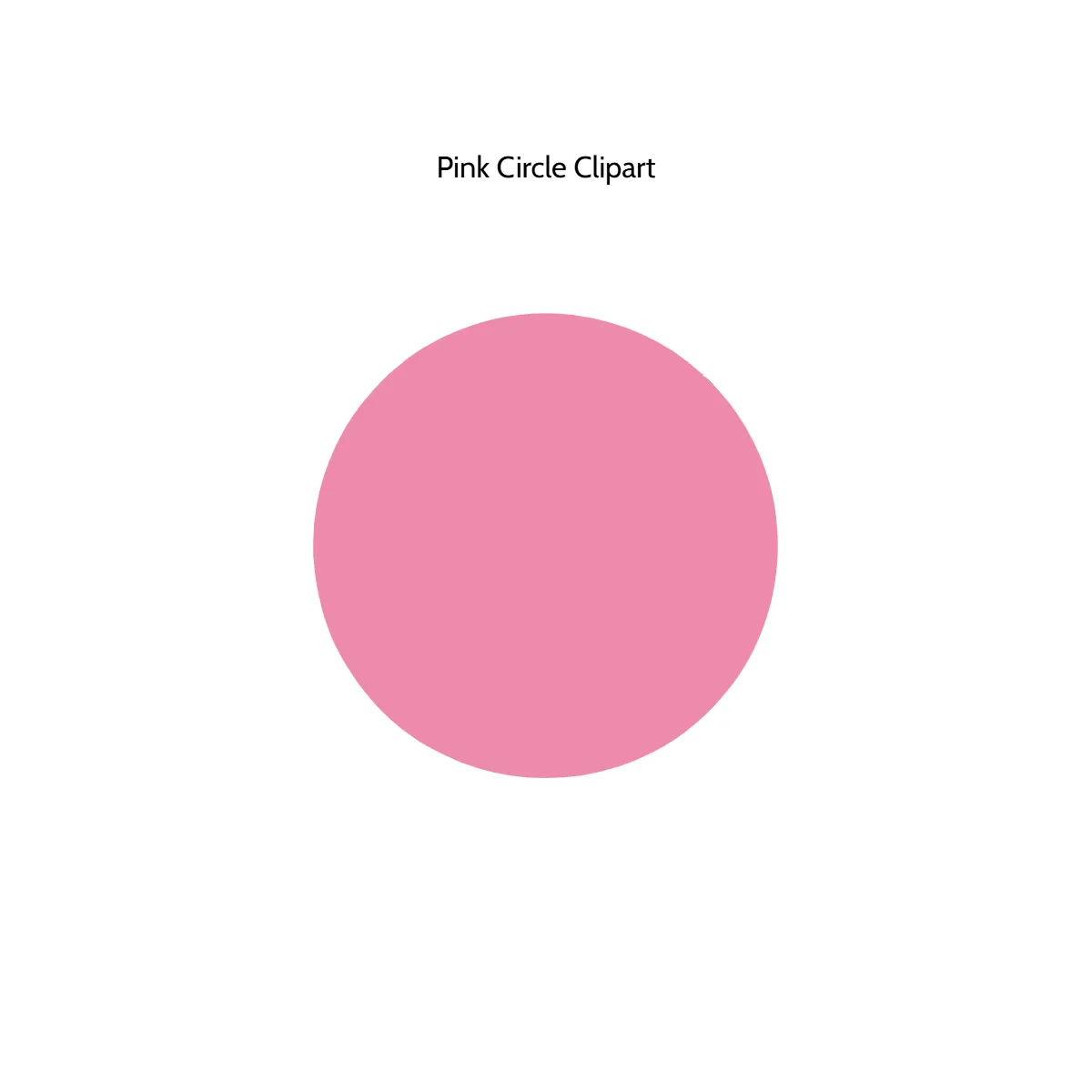 Free Pink Circle Clipart Template to Edit Online