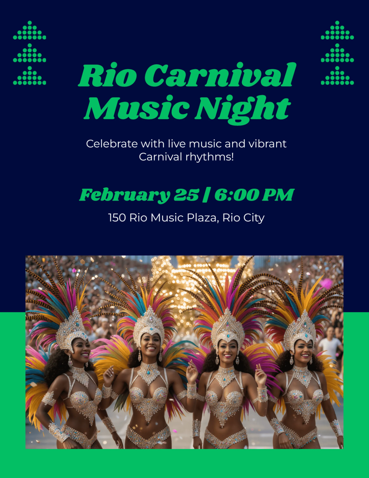 Free Rio Carnival Music Flyer Template to Edit Online Free Rio Carnival Music Flyer Template to Edit Online