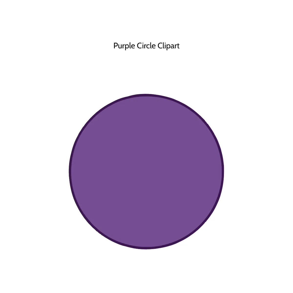 Free Purple Circle Clipart Template to Edit Online