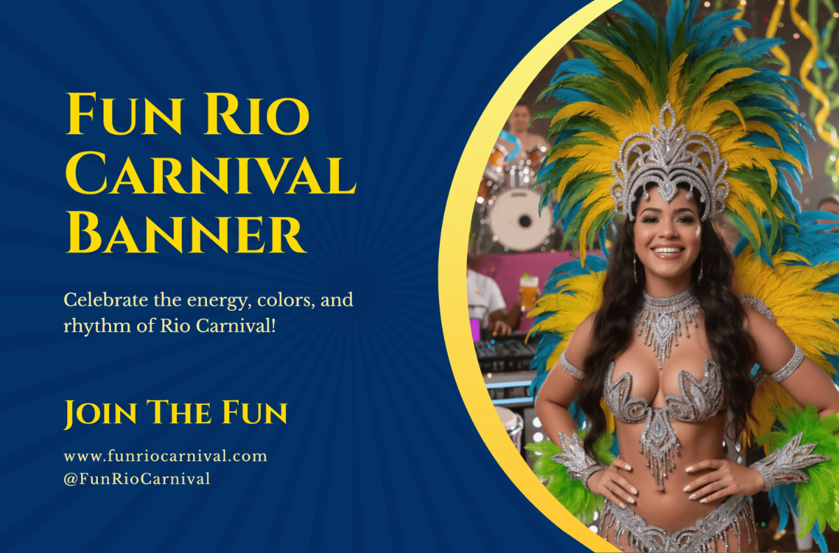 Free Fun Rio Carnival Banner Template to Edit Online