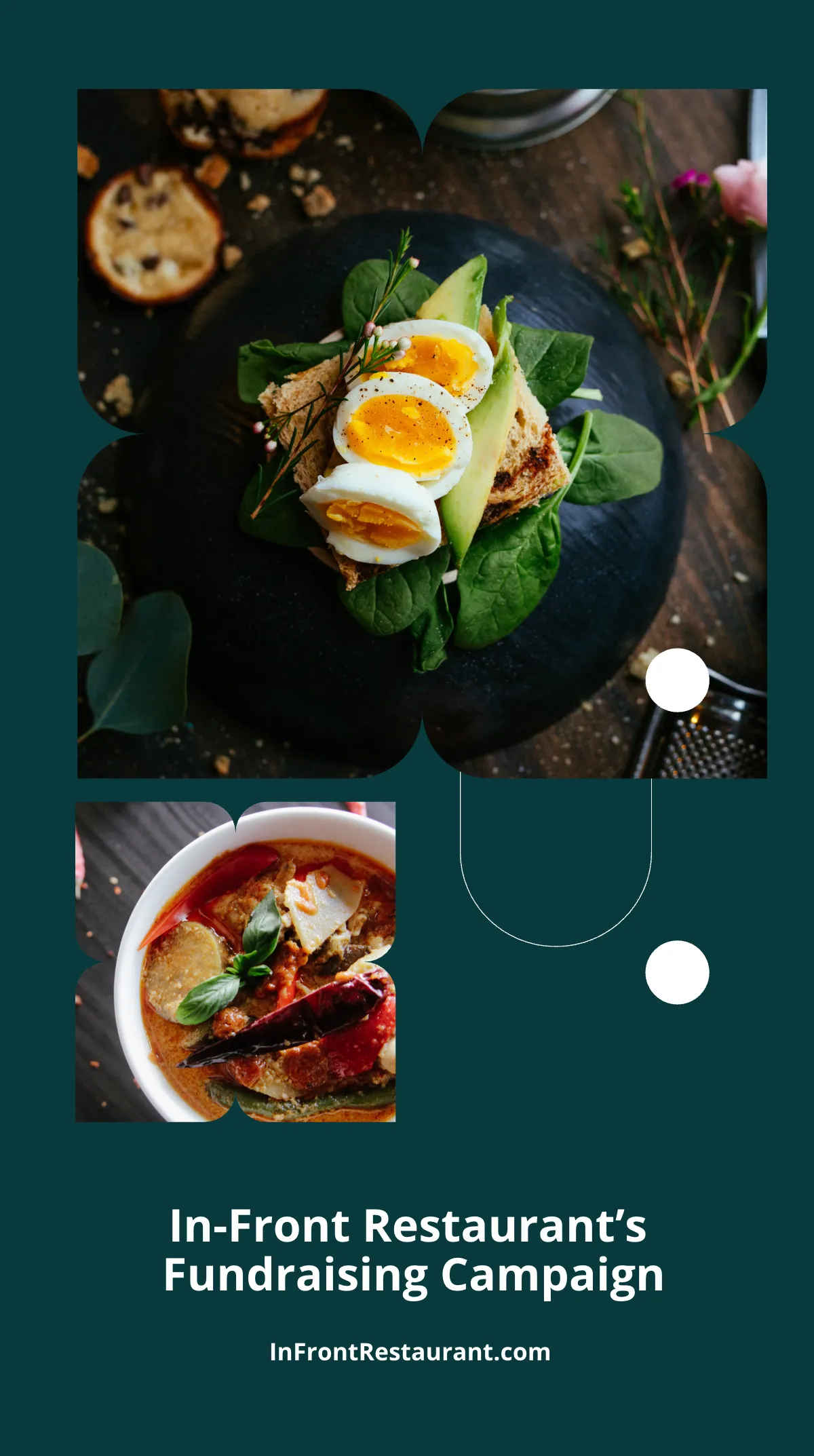 Free Restaurant Fundraiser Instagram Story Template to Edit Online
