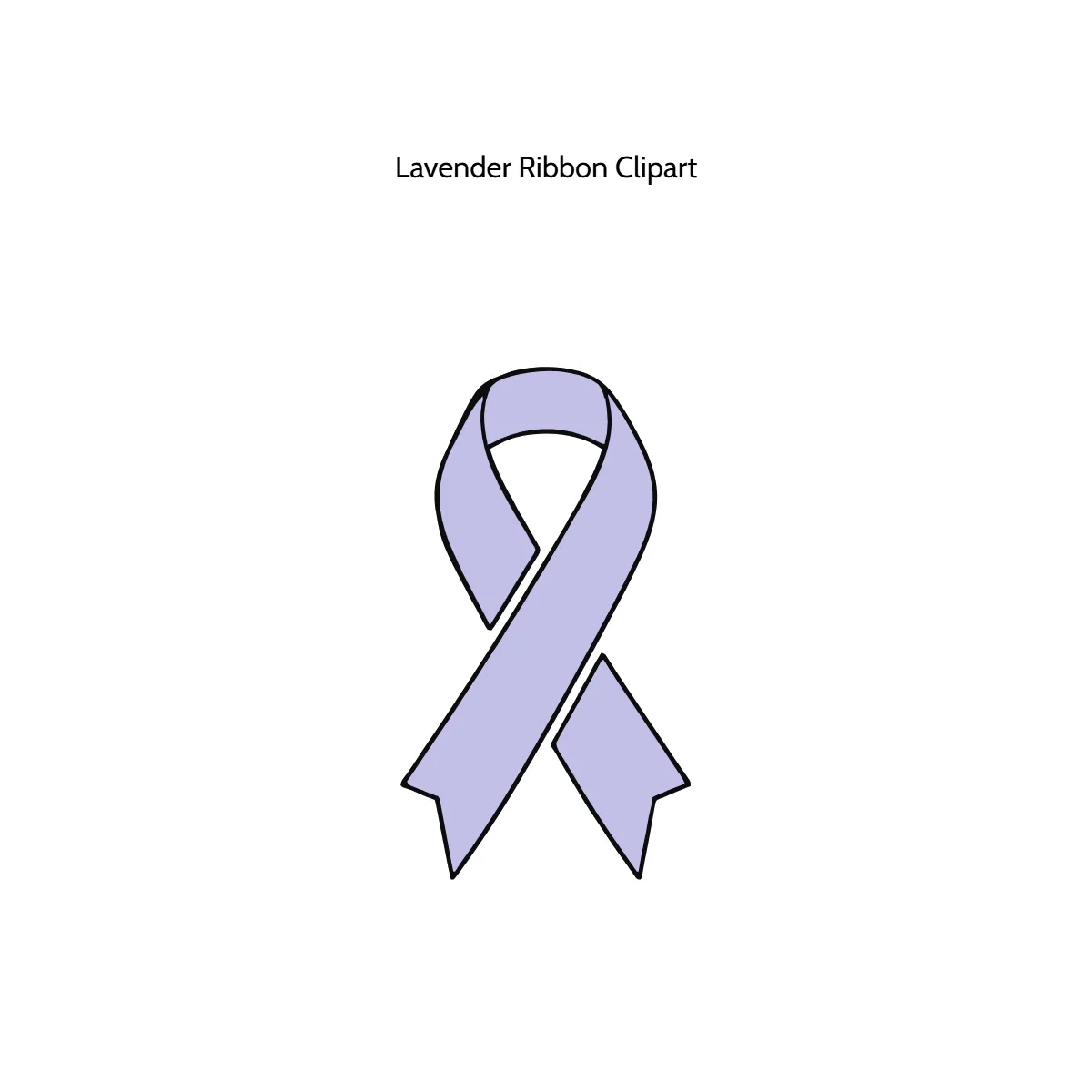 Free Lavender Ribbon Clipart Template to Edit Online