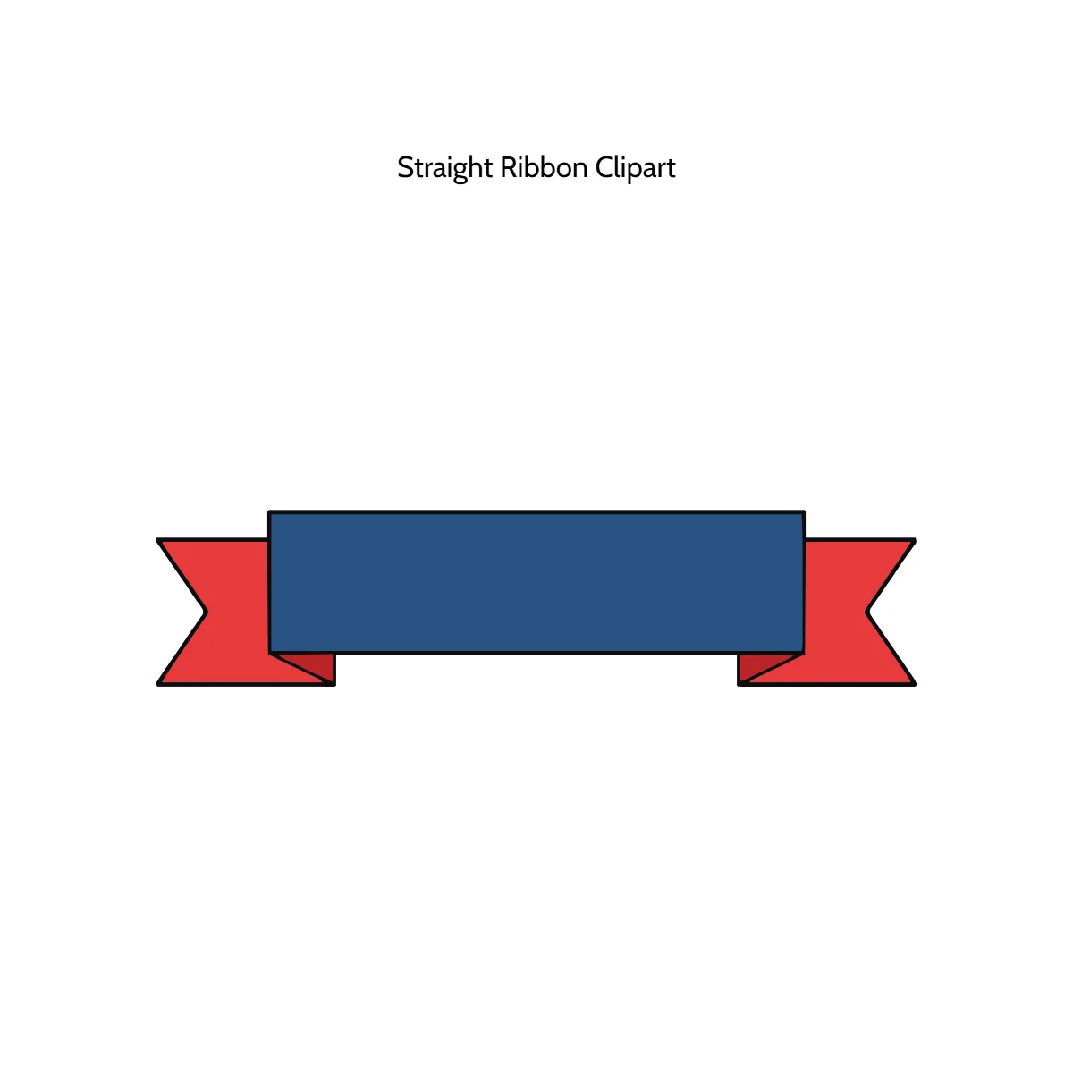 Free Straight Ribbon Vector Clipart (PNG, SVG) to Edit Online