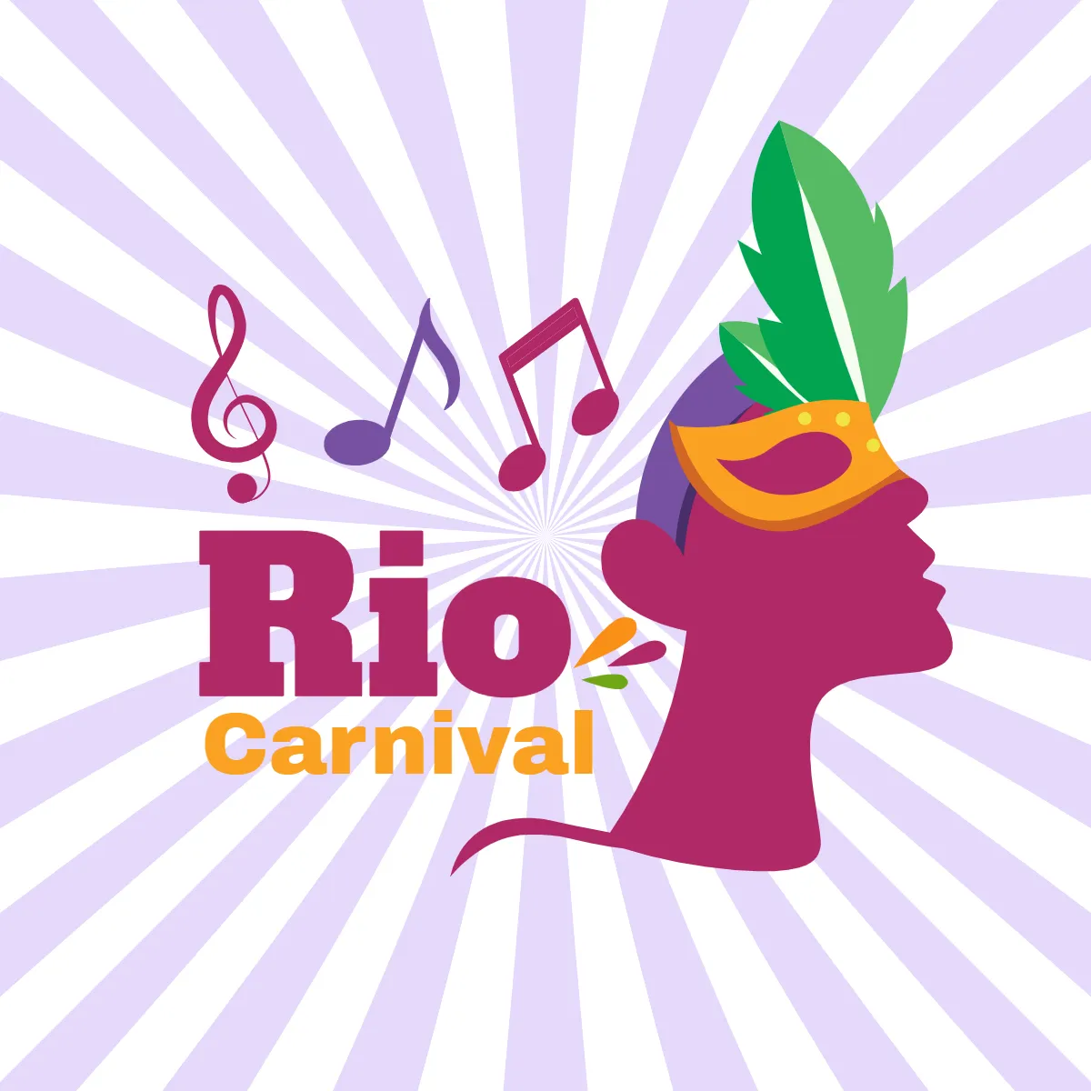 Free Rio Carnival Retro Clip Arts Template to Edit Online Free Rio Carnival Retro Clip Arts Template to Edit Online