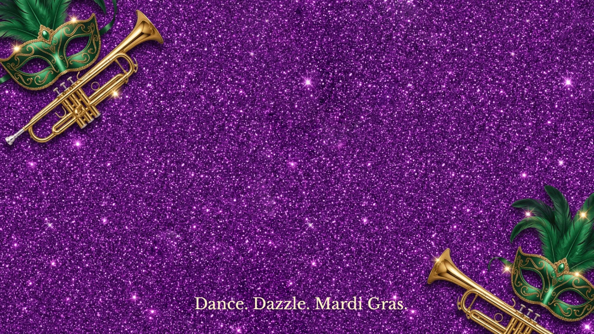 Free Glitter Mardi Gras Background Template to Edit Online