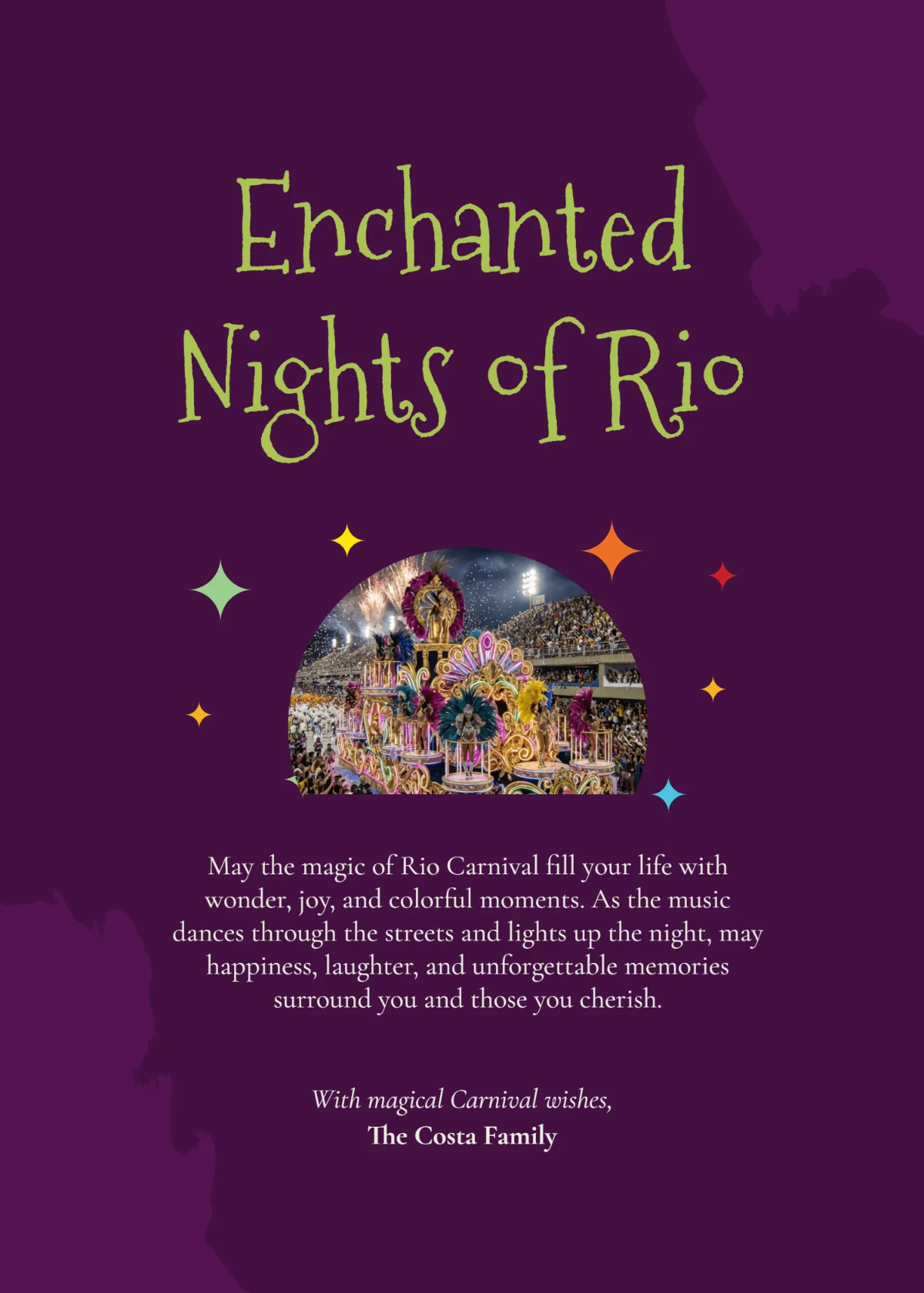 Free Rio Carnival Magic Wishes Template to Edit Online Free Rio Carnival Magic Wishes Template to Edit Online