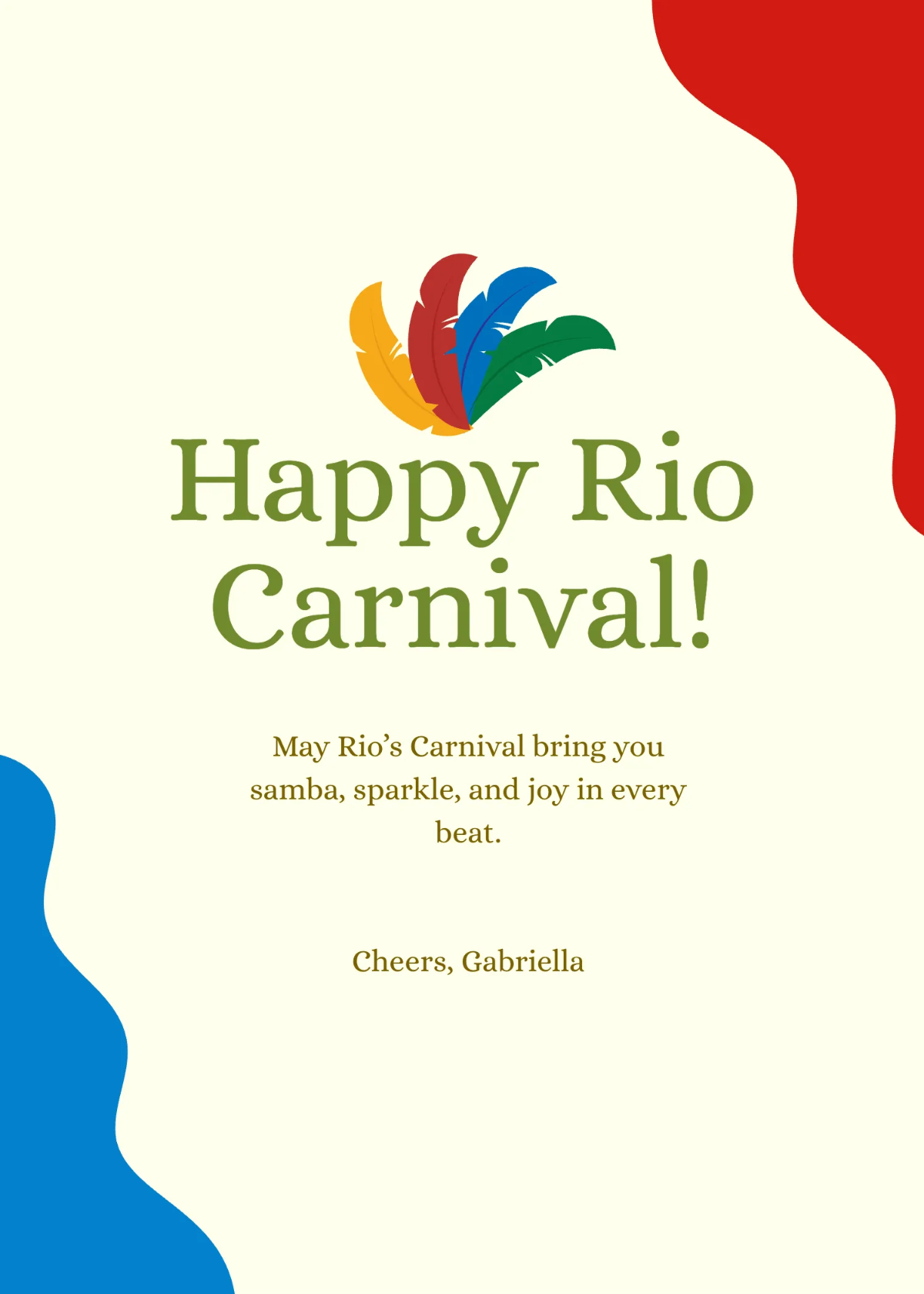 Free Happy Rio Carnival Wishes Template to Edit Online Free Happy Rio Carnival Wishes Template to Edit Online