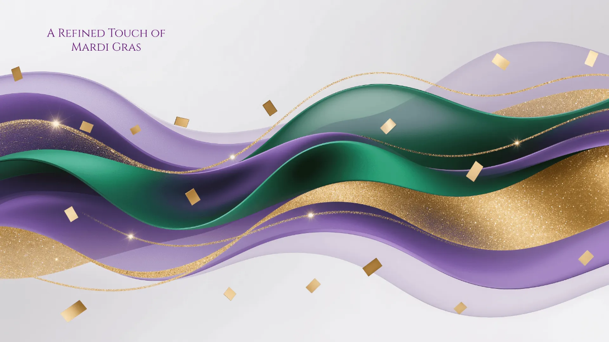 Free Aesthetic Mardi Gras Background Template to Edit Online