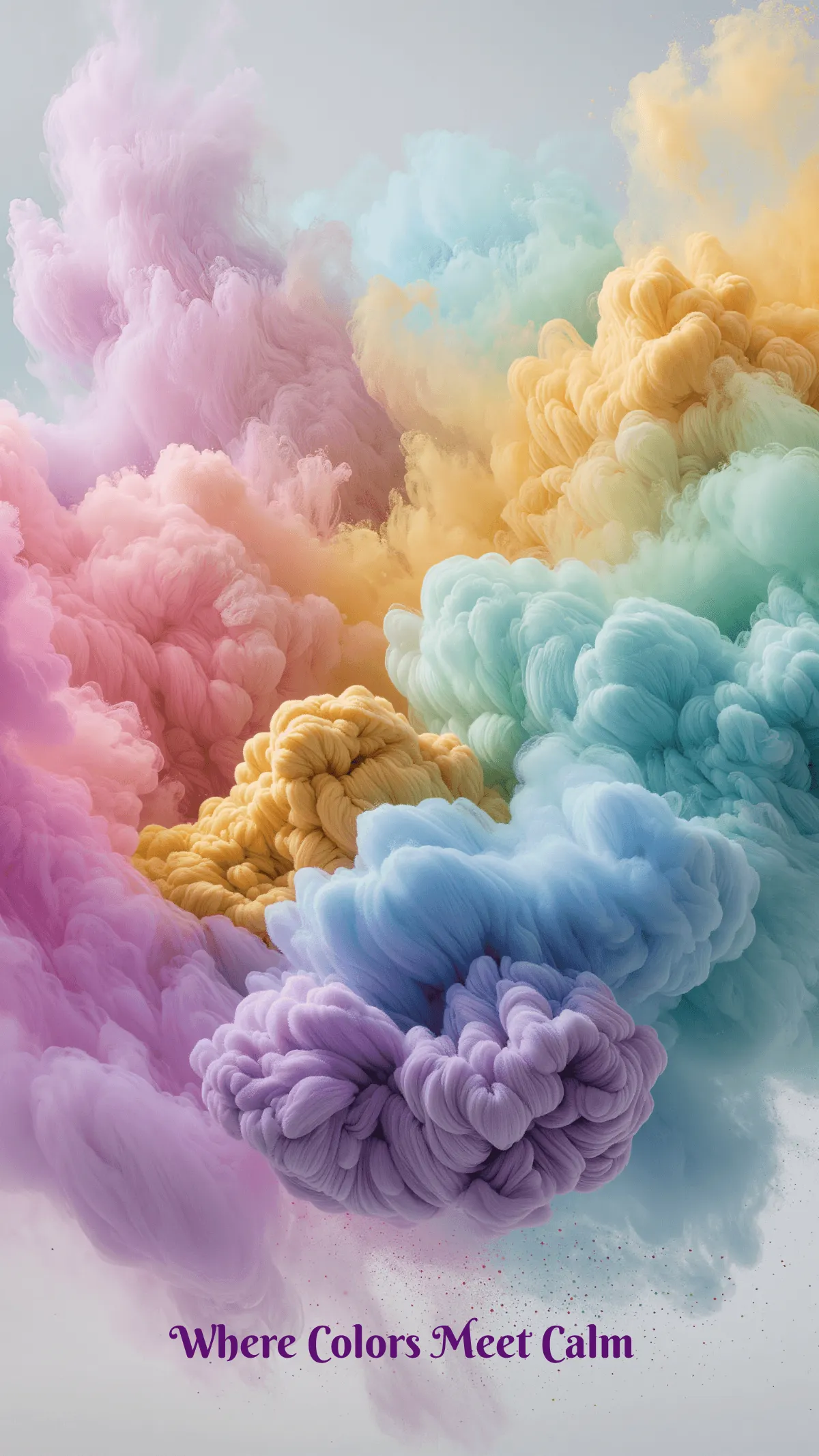 Aesthetic Holi Wallpaper Template