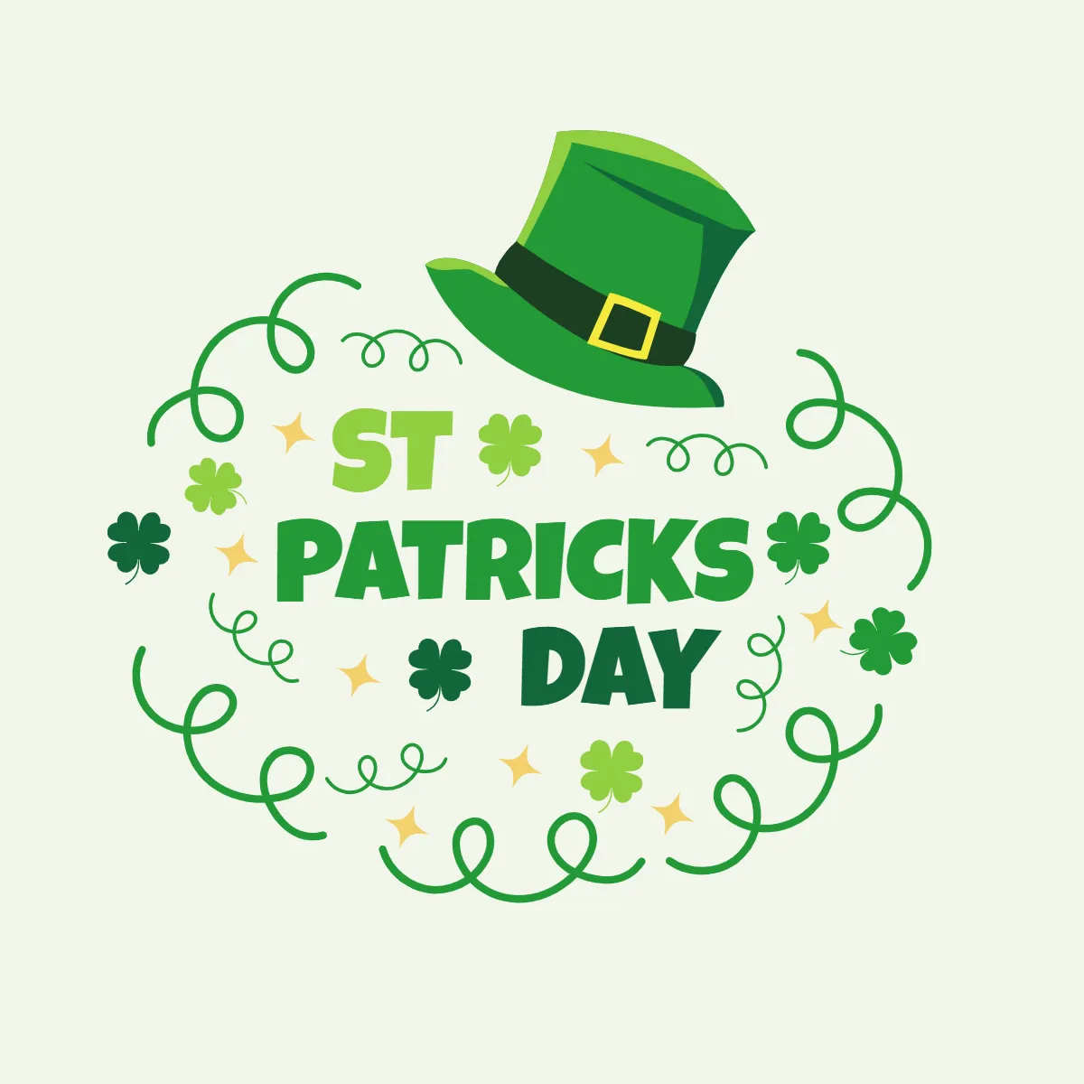 Simple St. Patrick's Day Clip Art Templates