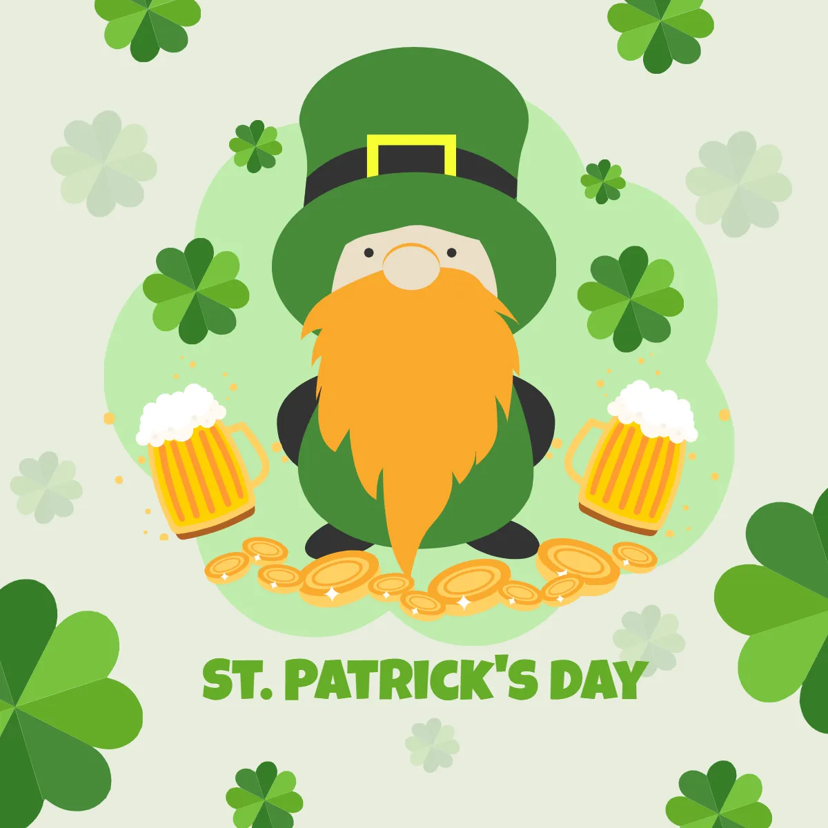 Gnome St. Patrick's Day Clip Art Templates