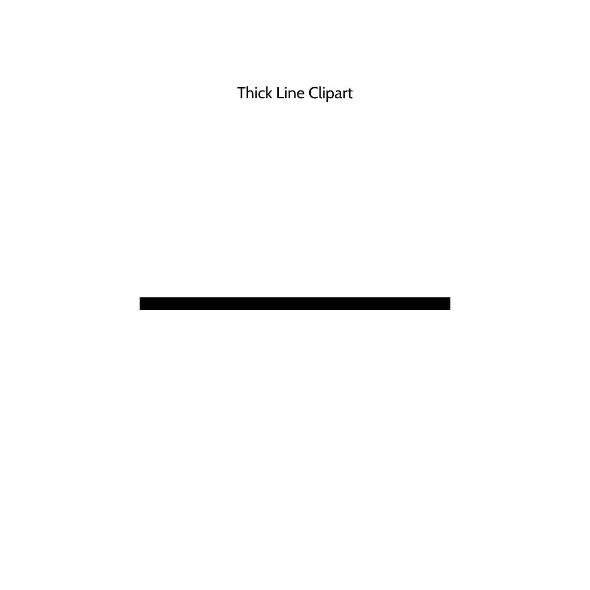 Free Thick Line Vector Clipart (PNG, SVG) to Edit Online