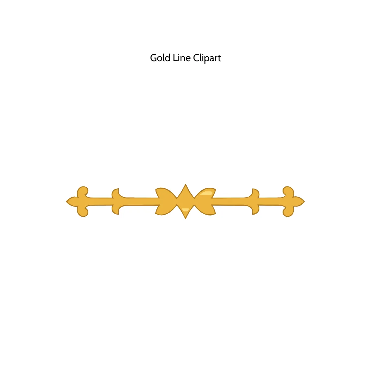 Free Gold Line Vector Clipart (PNG, SVG) to Edit Online