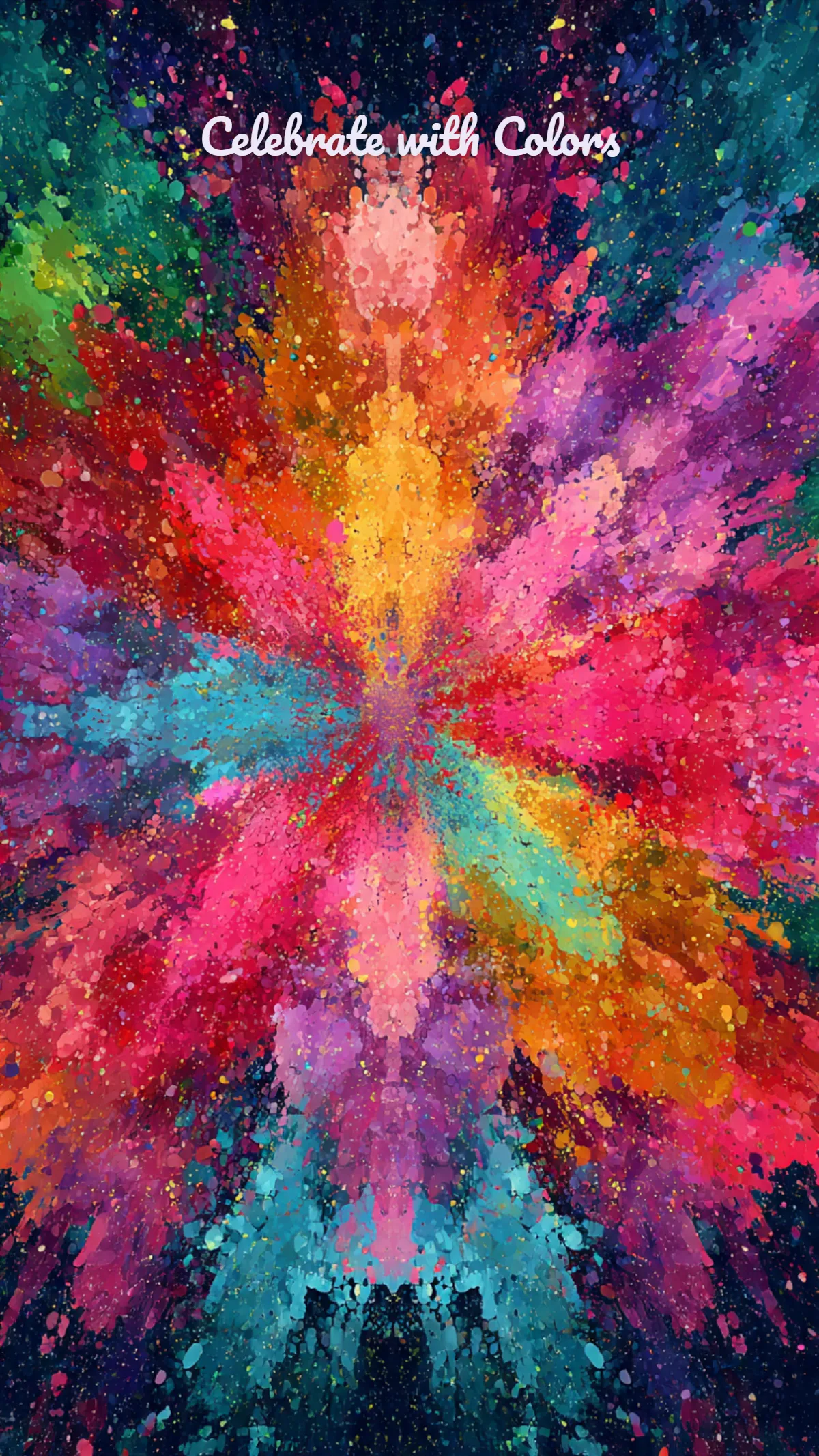 Free Holi Aura Wallpaper Template to Edit Online